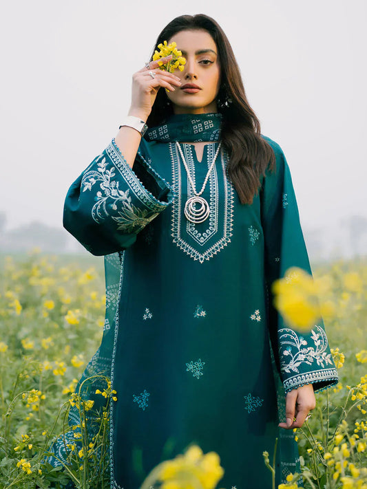 Tsl-190 Unstitched 3pc Embroidered Dress Lawn