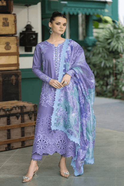 Tsl-444 Unstitched 3pc Embroidered Drees Dhanak