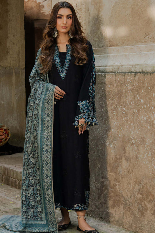 Tsl-77 Unstitched 3pc Embroidered Dress Khaddar