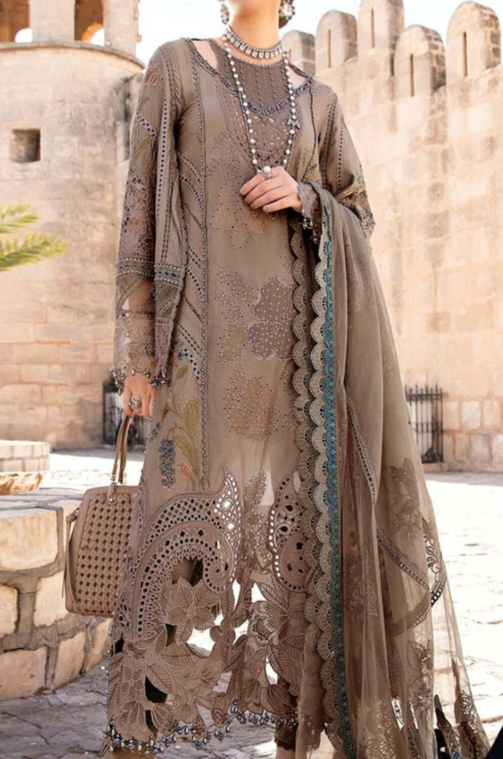 Tsl-0066 Unstitched 3pc Embroidered Dress Lawn