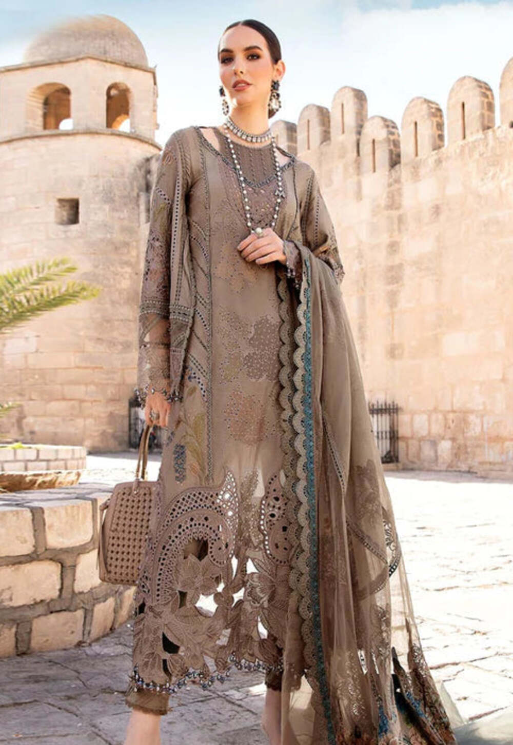 Tsl-0066 Unstitched 3pc Embroidered Dress Lawn