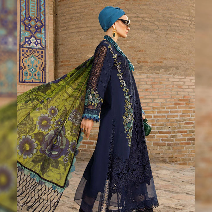 Tsl-018 Unstitched 3pc Embroidered Dress Lawn