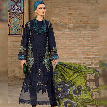 Tsl-018 Unstitched 3pc Embroidered Dress Lawn