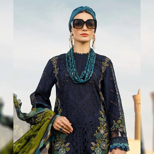 Tsl-018 Unstitched 3pc Embroidered Dress Lawn