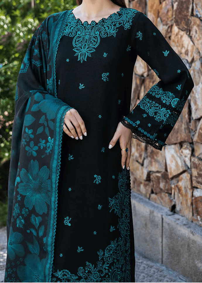 Tsl-344 Winter 3pc Embroidered Unstitched