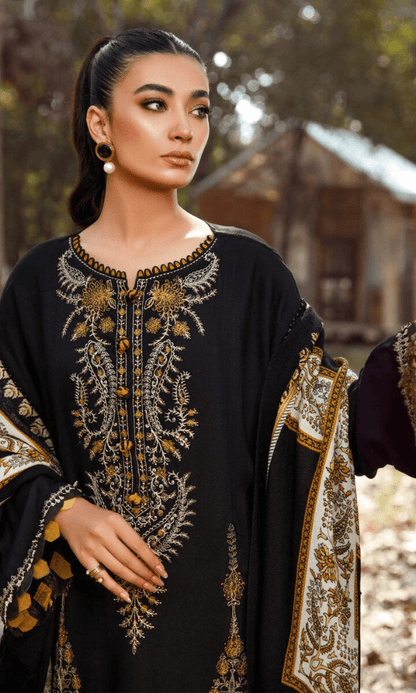 Tsl-322 Unstitched 3pc Embroidered Dress Dhanak