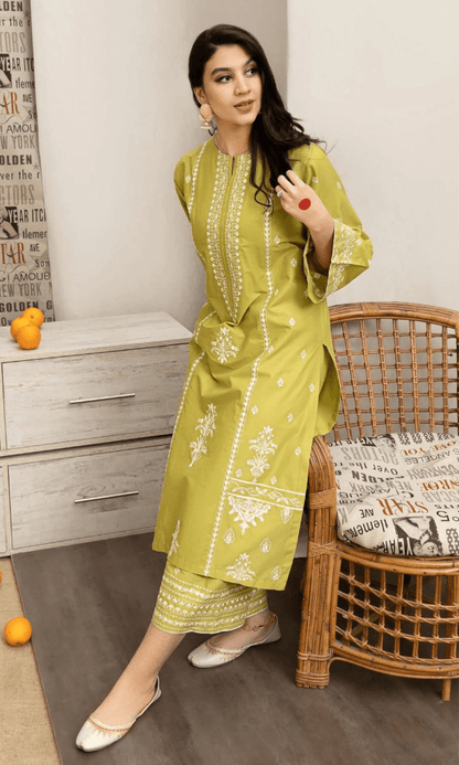 Tsl-611 Unstitched 3pc Embroidered Drees Dhanak