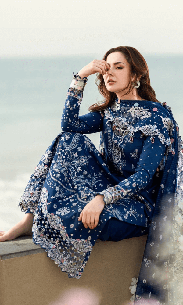 Tsl-004 Unstitched 3pc Embroidered Dress Lawn