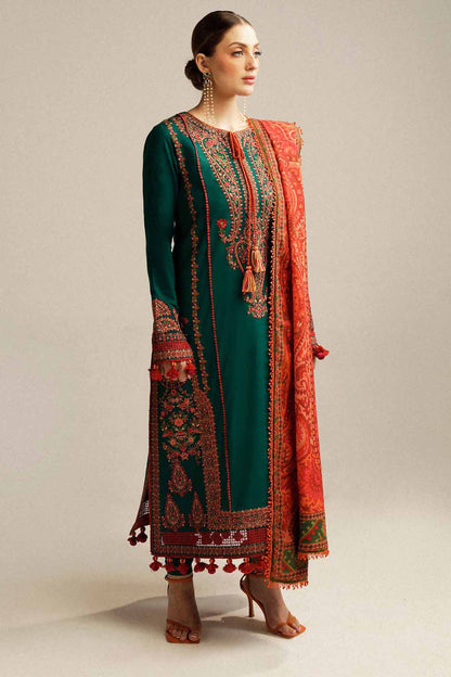 Tsl-411 Unstitched 3pc Embroidered Dress Dhanak