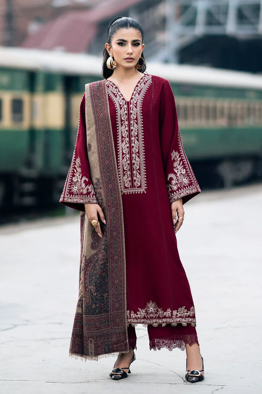 Tsl-355 Unstitched 3pc Embroidered Dress Dhanak