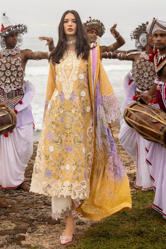 Tsl-28 Unstitched 3pc Embroidered Dress Lawn