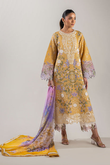 Tsl-28 Unstitched 3pc Embroidered Dress Lawn