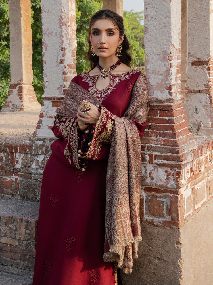 Tsl-582 Unstitched 3pc Embroidered Dress Dhanak