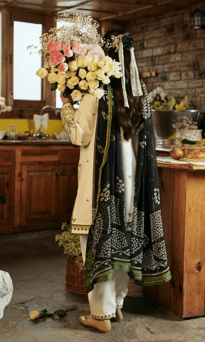 Tsl-899 Unstitched 3pc Embroidered Drees Dhanak