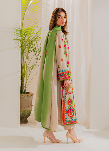 Tsl-23 Unstitched 3pc Embroidered Dress Lawn