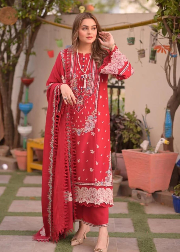 Tsl-090 Unstitched 3pc Embroidered Dress Lawn