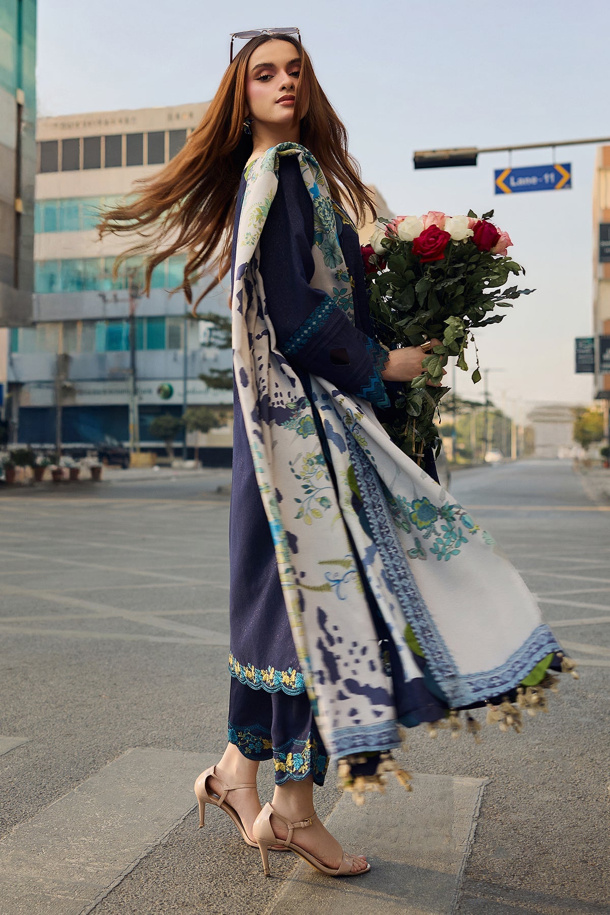 Tsl-003 Unstitched 3pc Embroidered Dress Lawn